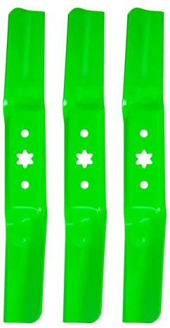 JYLEYJ Lot de 3 lames de tondeuse à gazon de rechange 742-05056A 742-05056A 942-05056A compatible avec tracteur à gazon MTD Cub Cadet RZT-L54 XT1 XT2 Troy-Bilt 137,2 cm