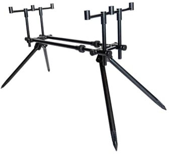 Mostal Transformations Aluminium Rod Pod Rutenständer für 3 Ruten inkl. Tasche