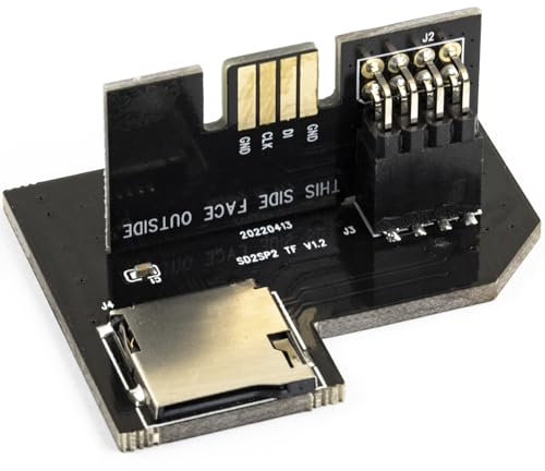 whiteeeen Micro SD Card Adapter TF Card Reader for Gamecube Serial Port 2, SD2SP2 PRO Adapter