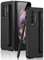ZKGCG Compatible avec Samsung Galaxy Z Fold 3-5G Téléphone Coque[Noir] Housse S Pen Porte Etui Ultra Mince Matte TPU Bumper Antichoc Protection Case+3D Verre Trempé pour Galaxy Z Fold 3-2021