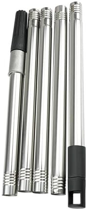 Lot de 5 tubes d'extension extensibles en métal pour peinture murale pour un traitement mural facile