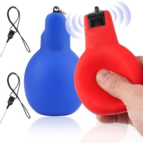 Neerow Handpfeife, 2 Stück Trillerpfeife Sportunterricht mit Lanyard, Pfeife Sport für Schiedsrichter, Sportlehrer, Trainer, Hundetrainer, Trillerpfeife Laut Notfall, Trainer Zubehör Fußball