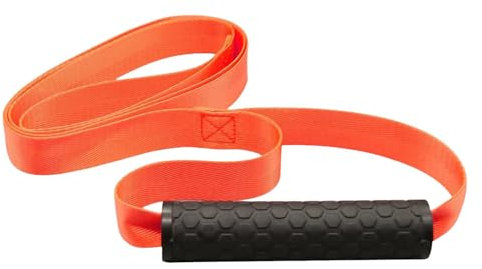 Harnais de traînage pour cerf – Sangle de remorquage robuste, corde de traînage durable | Harnais de traction de cerf en nylon orange pour la chasse, transport léger de proies pour cerf, dinde, chèvre