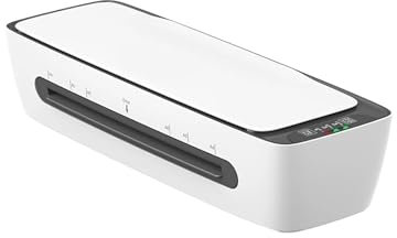 LXWKAI Laminiergerät, SL688 Desktop-Laminiergerät-Set, A4-Größe, Heiß- und Kaltlaminierung, geeignet für A4/A5/A6-Laminierfolien für das Home Office für den Heim- und Bürogebrauch