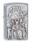 Zippo Feuerzeug 1300097 Viking Odin Emblem Benzinfeuerzeug, Messing, Chrome