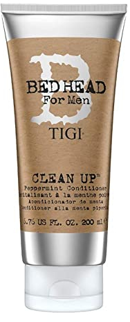 Bed Head for Men by TIGI Clean Up Conditioner für Herren für jeden Tag für normales Haar, 200 ml