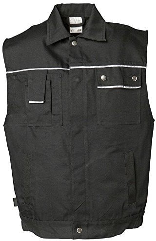 Größe XXXL Herren Planam Canvas 320 Weste schwarz Modell 2164