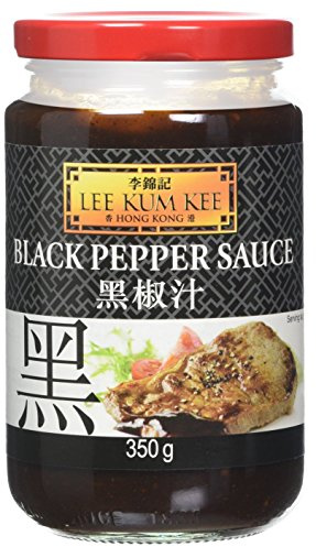Lee Kum Kee LKK - Schwarze Pfeffersosse, (1 X 350 GR) | 350 g (1er Pack) | Authentische chinesische Sauce mit pikanten und würzigen Aromen - Ideal zum Kochen, Würzen und Verfeinern von Gerichten