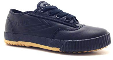 FEIYUE - 0081 Kid Leather – Schwarz – Sneaker für Kinder, Schwarz , 33 EU