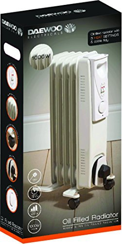 Daewoo Oil Filled Radiator, 1000 Watt