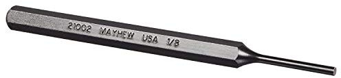 Mayhew Tools Mayhew Pro 21002 1/8-Inch Black Oxide Pin Punch, Multi, 1/8 X 4-3/4”
