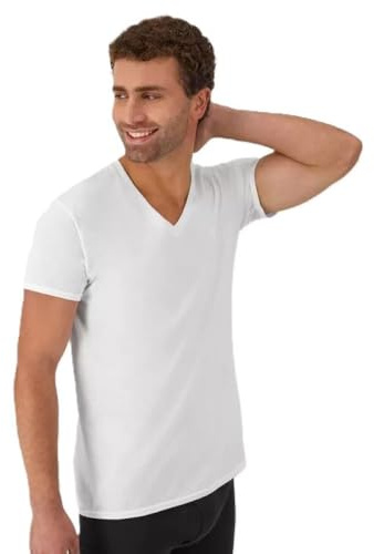 Hanes Men’s Tall 100% Cotton Crew Neck Undershirts, Tagless, Ultra Comfort, Multipack
