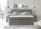 3F FURNITURE FOR FRIENDS Boxspringbett Bea 180x200 cm Beige/Grau Härtegrad H2 | 7-Zonen Taschenfederkern Matratze + Visco Topper