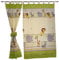 TupTam Kinderzimmer Vorhänge Baby Gardinen mit Schleifen 2er Set, Farbe: Imagine Grün, Größe: ca. 155x95 cm