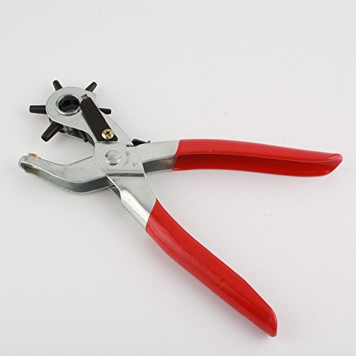 1 Loch Maschine 22,9 cm Stanzen Zange rund Loch Handlocher Werkzeug machen Locher für Armband Karte Leder Gürtel