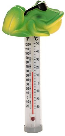 Thermomètre de piscine Grenouille au design animal cool