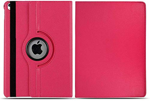 Case For iPad 8, iPad 7 (10.2-Inch 2020/2019 Models) 360 Case Leather Wallet Flip Smart Folio Cover For iPad 10.2'' 8th /7 th Generation (Pink)