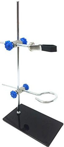 iplusmile Labor Ständer Halter Tragbar Labor Metall Griff Unterstützung Laborstativ Klemmen Muffen für Chemie Physikalische Experiment 30cm