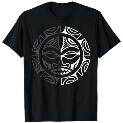 Neuseeland Maske Kia Ora Kultur Symbol Haka Maori Tanz T-Shirt