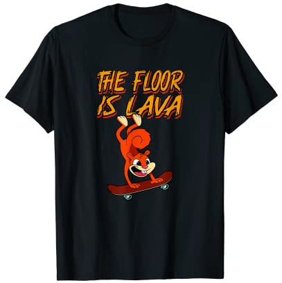 The Floor is Lava Skateboard Waveboard Longboard Skater T-Shirt