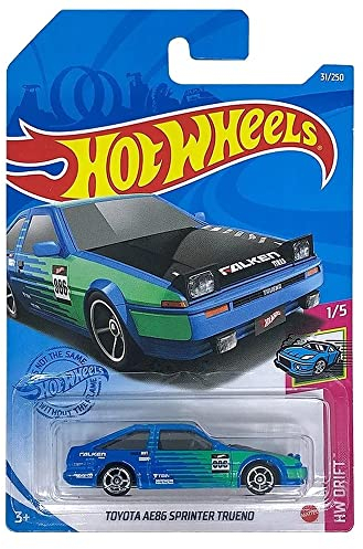 Hot Wheels Toyota AE86 Sprinter Trueno, [Blau] 31/250 Drift 1/5
