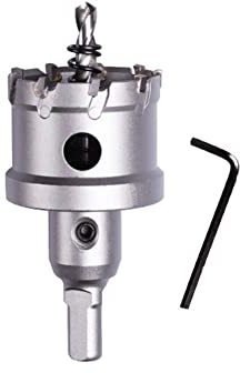 SYDARSYN Scie Cloche en Alliage de Carbure TCT 42mm Foret de Scie Trépan pour Acier Inoxydable Métal Foret Perçage Trou