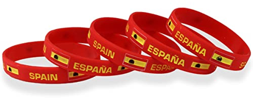 Bracelet Espagne 5 pièces, Silicone