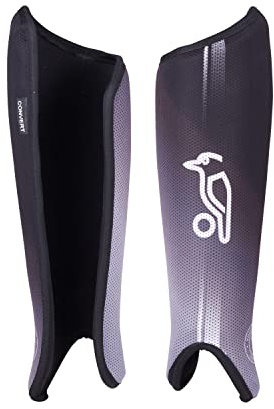 Kookaburra KHSPCOM Schienbeinschoner Carta Football 2022 Hockey SHINPAD Convert Schwarz Größe M, M