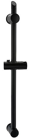 ENKI, S30, Adjustable Shower Slider Riser Rail, Riser Includes Shower Head Holder Bar and Shower Pole for Shower Head, Durable Black Finish