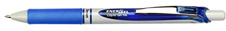 Pentel EnerGel Eco BL77E Gelschreiber mit Druckmechanik, blau (1 Stück)
