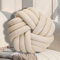 GYCS Knot Cushion, Soft Plush Cushion, Knotted Cushion, Decorative Cushion for Sofa, Bed, Decorative, Knot Cushion, Throw Cushion for Home Decoration, Bedroom, Couch,Champagne,30cm