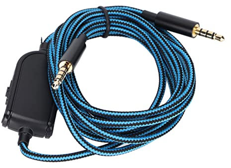 Zunate Ersatzkabel für Astro A10 A30 A40 A50 Headset, Gaming-Headset-Verlängerungskabel, Lautstärkeregelung und Stummschaltung – 6,56 Fuß(Tippe A)