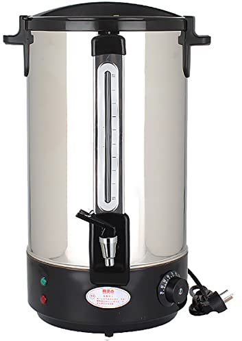 Hot Water Boiler Dispenser Tea Boiler with Water Gauge, Adjustable Electric Catering Urn, for Brewing/Buffet/Commercial,Black,40L