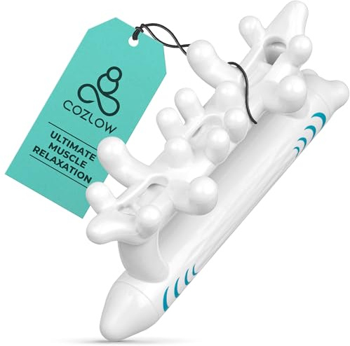 Faszien-Massagegerät (18,3 cm lang, blau) Tiefengewebe-Faszienmassagegerät zur Linderung von Schmerzen an Körper, Nacken, unterem Rücken, Schulter, Knie, Knöchelmuskulatur