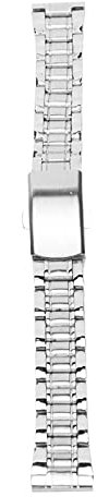 Itonash Stainless Steel Watch Band Strap, Metal Watch Straps Replacement Bracelet, Double Locks Stainless Steel Watch Band Strap, Watch Replacement Bracelet for Men Women (18mm)