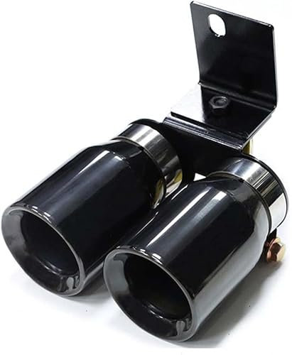 ZCHQF Endstuck Auspuff für Audi F30 F31 320i 330i 328i 2017 2018 2019, Auspuffblenden Edelstahl Auto Endstück Endschalldämpfer Spitze Endrohrblende,Black 70mm