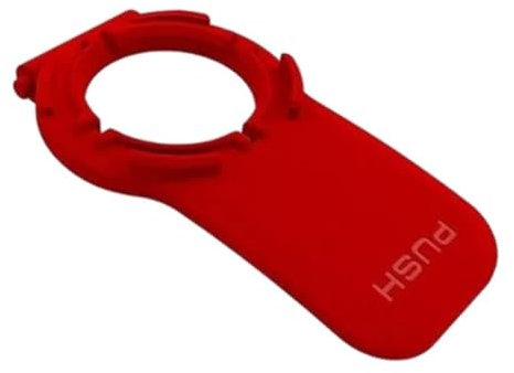 Stoockie Colour Lever (Black or White or Red) – Tab Compatible with Quadlock Phone Holders (Red)