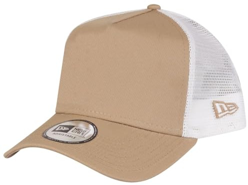 New Era A-Frame Mesh Trucker Cap - Essential Camel beige
