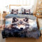 Wolf Bettwäsche 200x200,3D Tier Wolf Bettbezug mit Reißverschluss Wolf-Motiv Soft Weiche und Angenehme Schlafkomfort Microfaser Bettbezug (Wolf-2, 200x200cm)