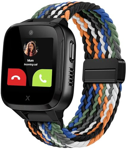 OUTPUTBT Magnetisch Armbänder 16mm für XPLORA Kidzi/Xplora X5 Play/XGO 2/XGO 3 Armband Kinder Nylon Baumwolle Geflecht für Mädchen Jungen