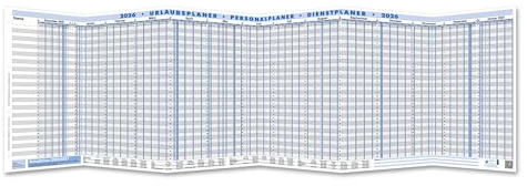 2026 Profi Urlaubsplaner Personalplaner 35 Mitarbeiter (2)