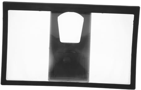 OSALADI Handy Bildschirmvergrößerung Gebogen 12 Zoll Faltbar Tragbar Smartphone Bildschirmlupe Kompatibel Reise Schwarz