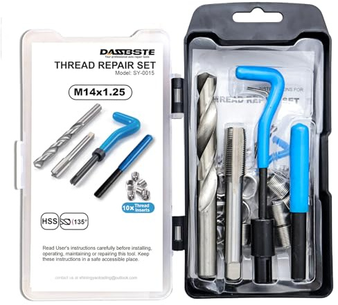 DASBSTE M14 x 1,25 Gewindereparatur Satz für die Reparatur von Innengewinden