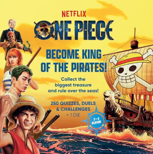 One Piece: Become King of the Pirates Board Game, 3-6 Players, 250 Challenges