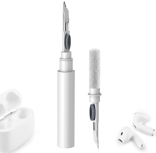Vancle Cleaning Kit, New Generation Cleaner, Multifunctional Earbuds Cleaning Pen for Headphones Earphones Keyboards Phone (White)