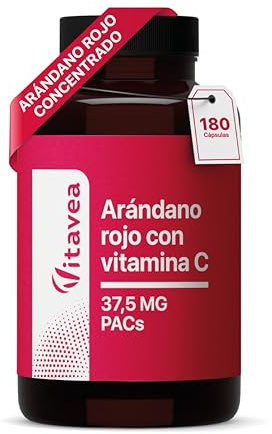 Mirtillo Rosso - 1250mg + Vitamina C + PAC 37,5mg - Cura 36 Giorni
