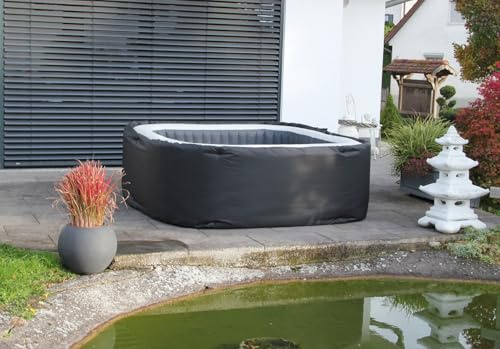 Premium PRO Design WALL Whirlpool Thermoseitenwand (7cm dick) - Energiesparende Thermo-Isolierung & Wetterfeste Ummantelung für aufblasbare Whirlpools - UV-Schutz & Wärmeschutz (Ø208 bis Ø236cm)