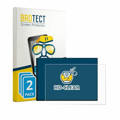 BROTECT 2 Stück Schutzfolie für CrossControl CCpilot V700 Displayschutz Folie Made in Germany, Ultra-Klar