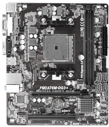 Schede madri Fit For ASRock FM2A78M-DG3+ Supporto for processori Socket FM2+ 95W / 100W Scheda madre AMD A78 da 32 GB DDR3 2400 MHz
