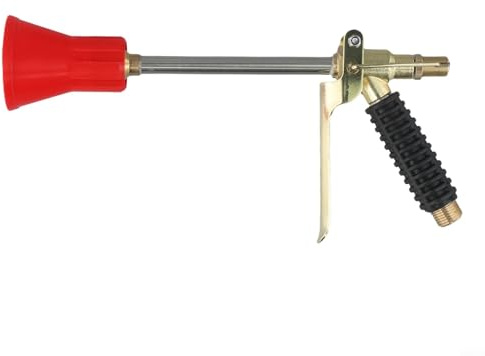 Tête de pulvérisation rotative en cuivre haute pression pour insecticides fongicides débit d'eau réglable 30 cm (style long)
